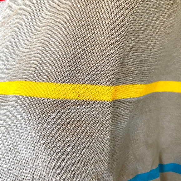 Michael Cera Mens colorful Vintage “SIM” Sweater - Picture 4 of 4